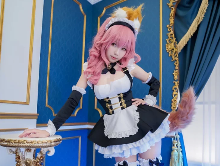 美图欣赏丨Coser_ElyEE子:NO.016-玉藻前女仆[45P-133MB]