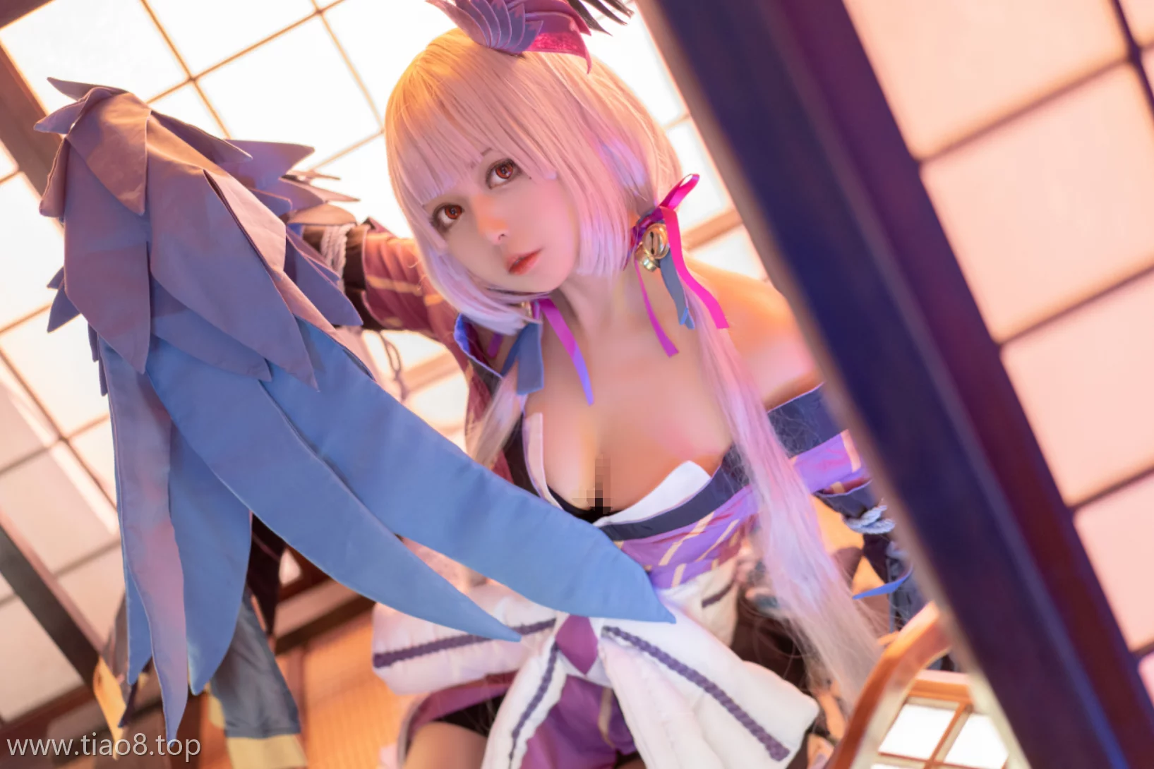 美图欣赏丨Coser黑猫猫OvO:NO.031-以津真天[15P-175MB]