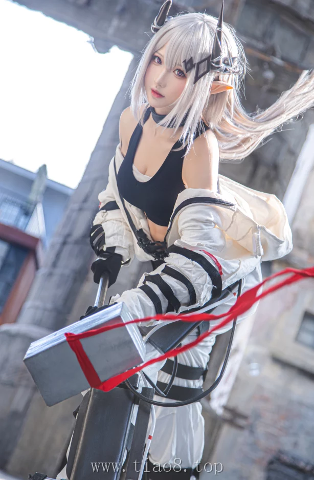 美图欣赏丨Coser小南宫zzZ:NO.093-明日方舟 泥岩[26P-283.08MB]