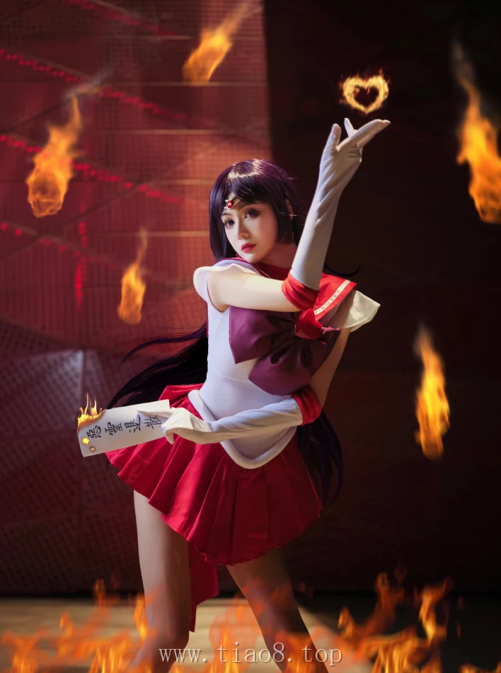 美图欣赏丨Coser一米八的大梨子:NO.026-火野丽[45P-583MB]