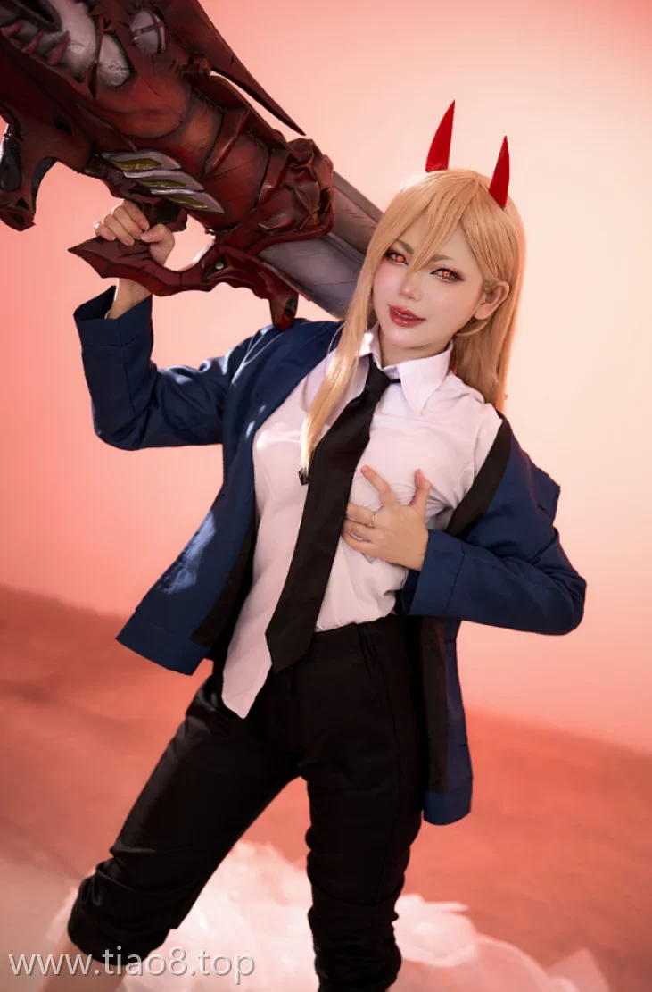 美图欣赏丨Coser_ZinieQ(齐妮琼):NO.055-电锯人 帕瓦[37P-20V-338.1M]