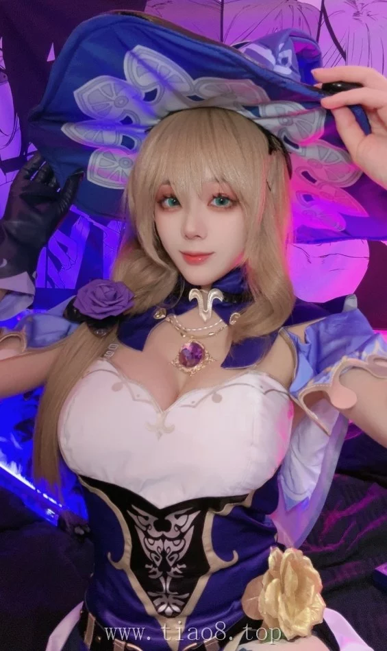 美图欣赏丨Coser九言(阿九从不咕咕):NO.059-原神丽莎[31P25V-365MB]