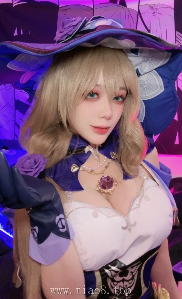 美图欣赏丨Coser九言(阿九从不咕咕):NO.059-原神丽莎[31P25V-365MB]