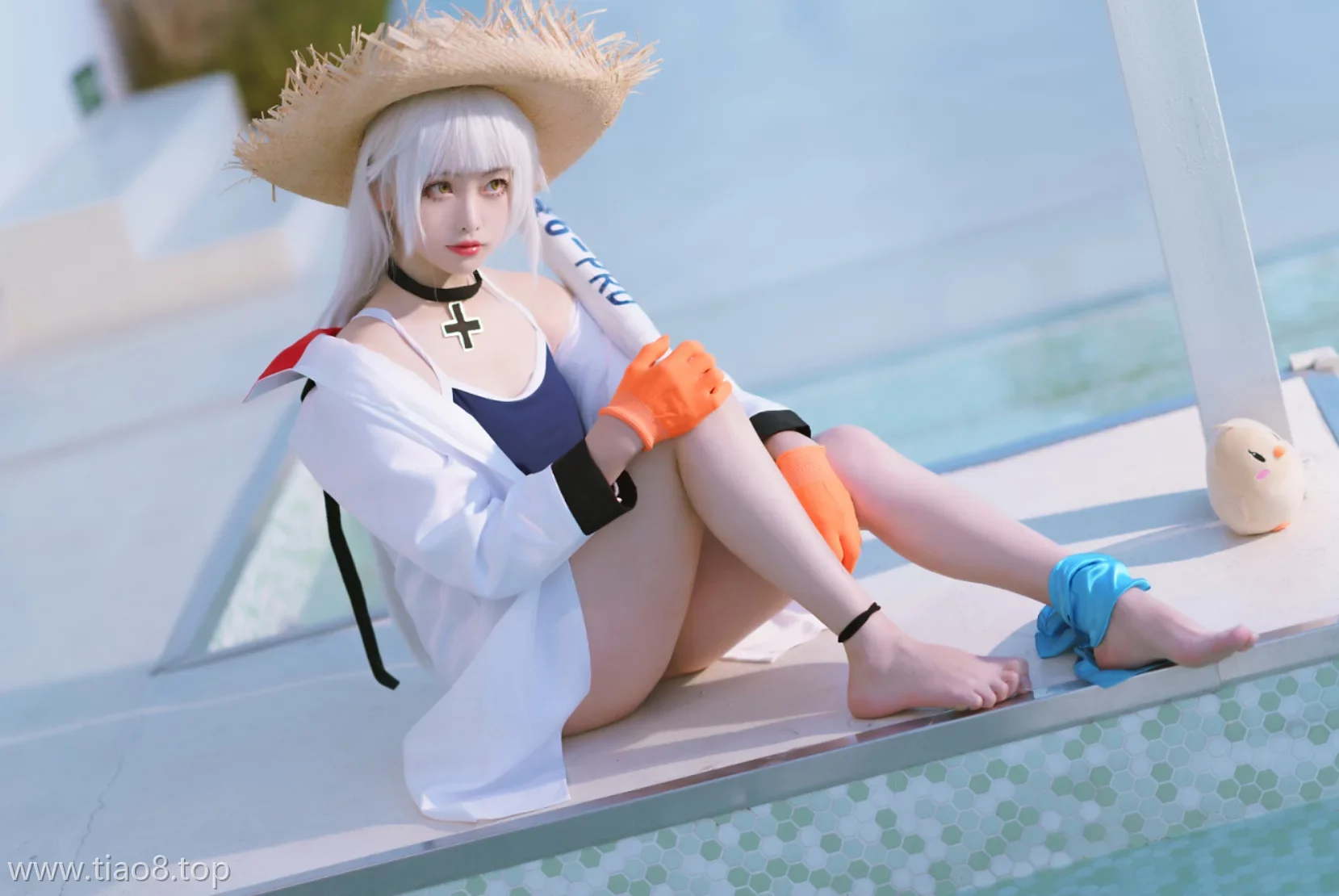 美图欣赏丨Coser樱岛嗷:NO.015-碧蓝航线 z46[13P-192M]
