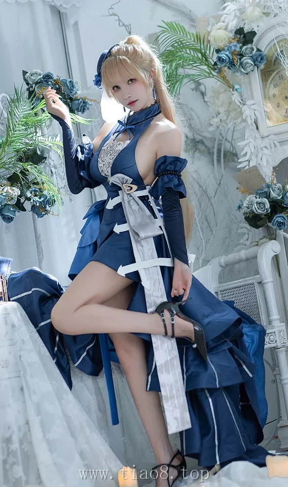 美图欣赏丨Coser一千只猫薄禾(超级小禾儿):NO.005-艾瑞尔 静谧夜曲[18P-33.9M]