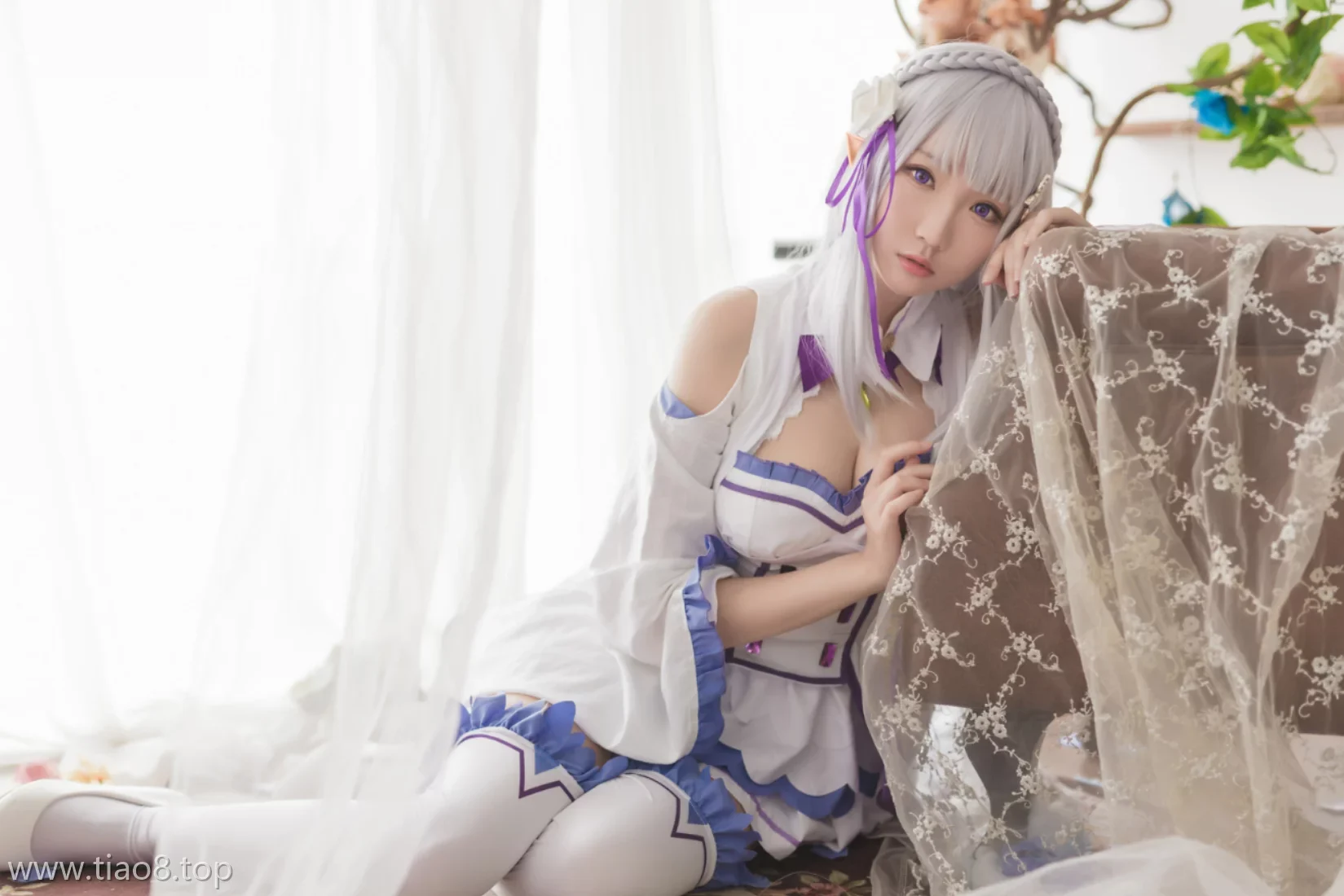 美图欣赏丨Coser瓜希酱:NO.004-艾米莉亚[16P-60MB]