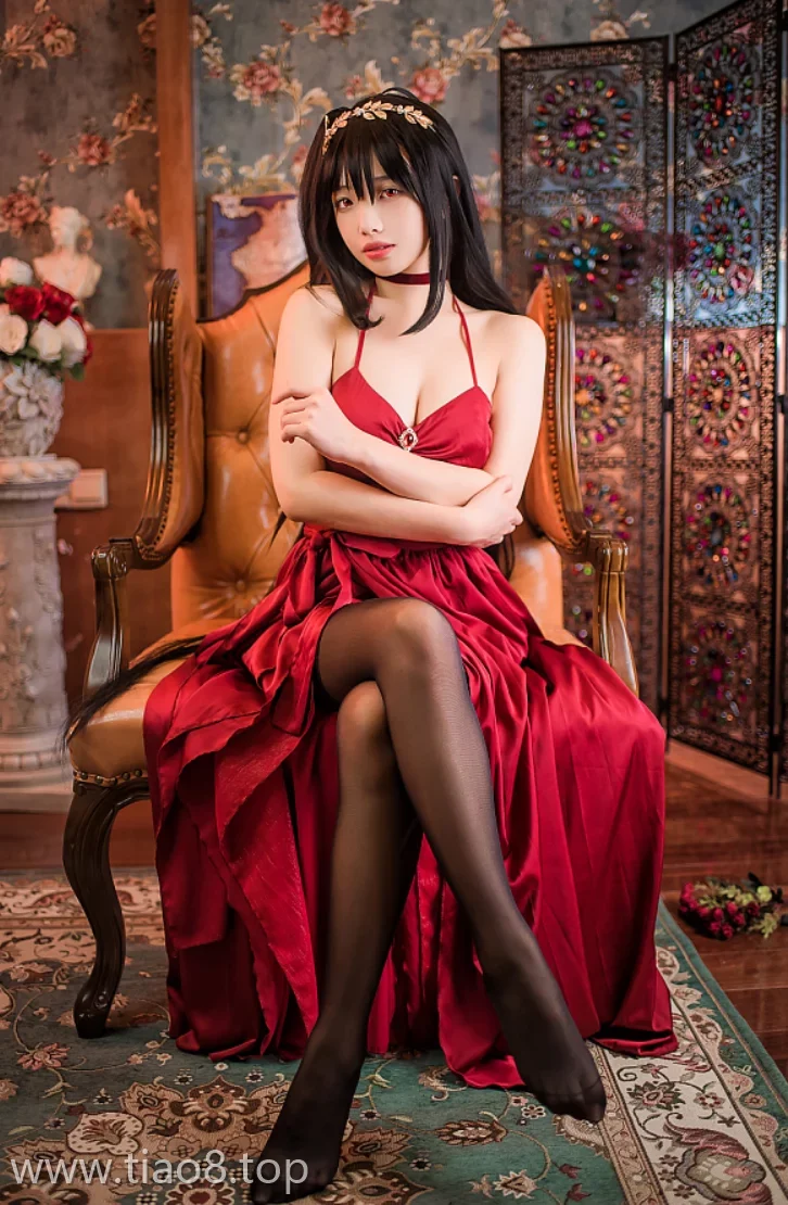 美图欣赏丨Coser雯妹不讲道理:NO.010-碧蓝航线大凤礼服[43P-579MB]