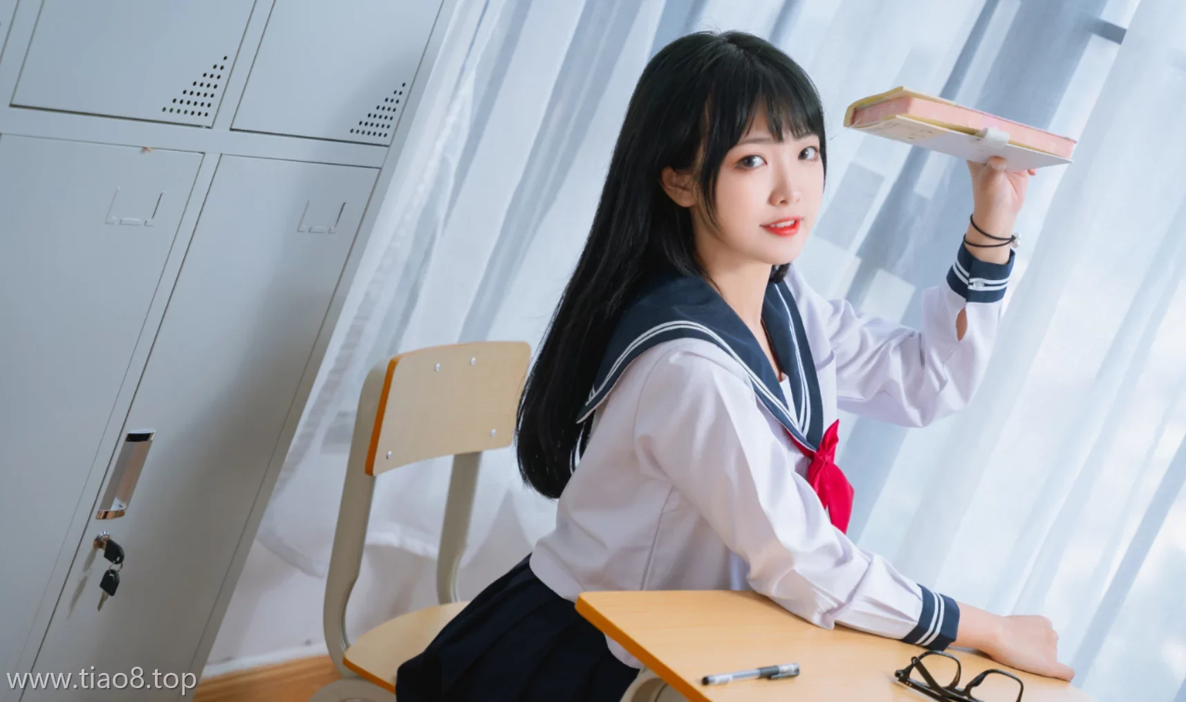 美图欣赏丨Coser_lovely呆玄:NO.006-课后教室[42P-492MB]