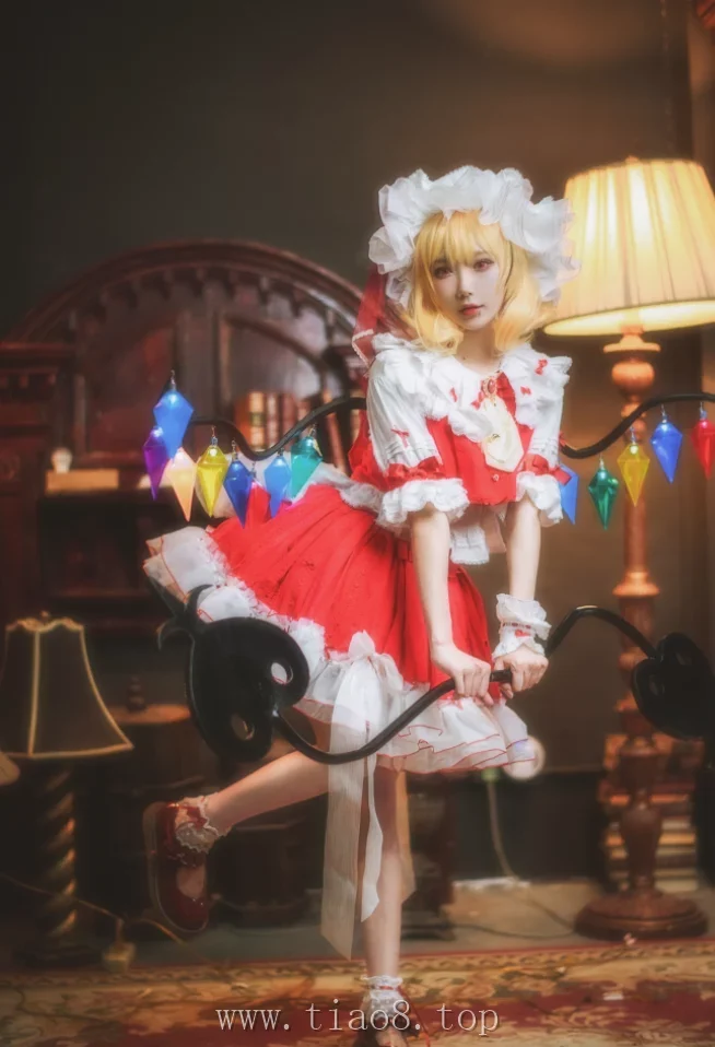 美图欣赏丨Coser阿包也是兔娘:NO.008-芙兰朵露[14P-299MB]