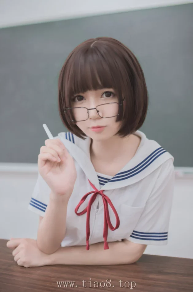 美图欣赏丨Coser白金Saki:NO.011-狂三校服[28P-196.7M]