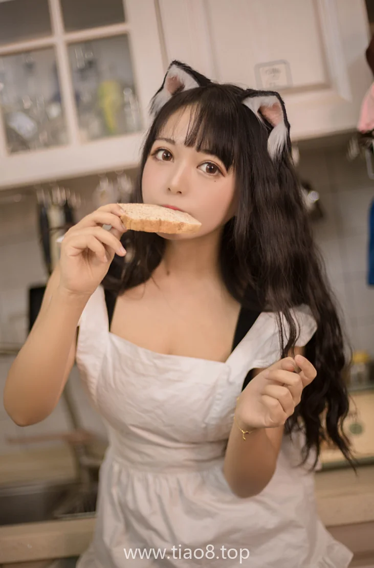 美图欣赏丨Coser黑猫猫:NO.007-厨房[11P-74MB]