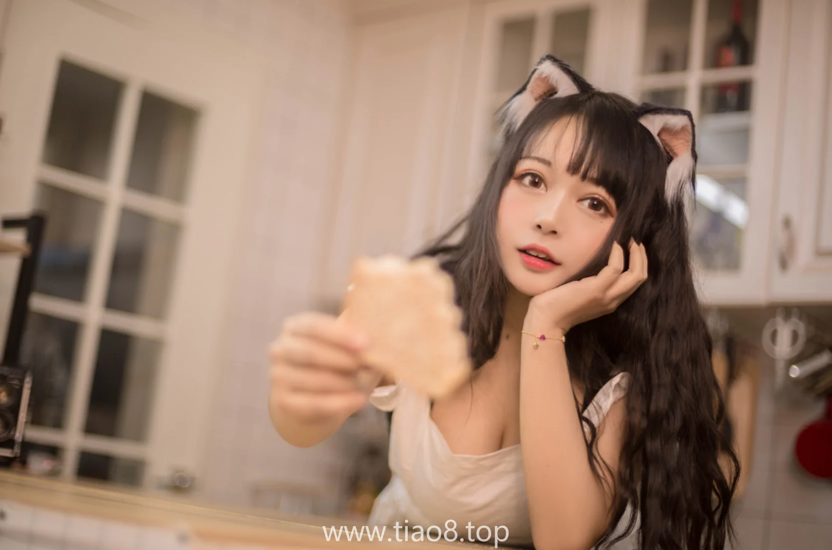 美图欣赏丨Coser黑猫猫:NO.007-厨房[11P-74MB]