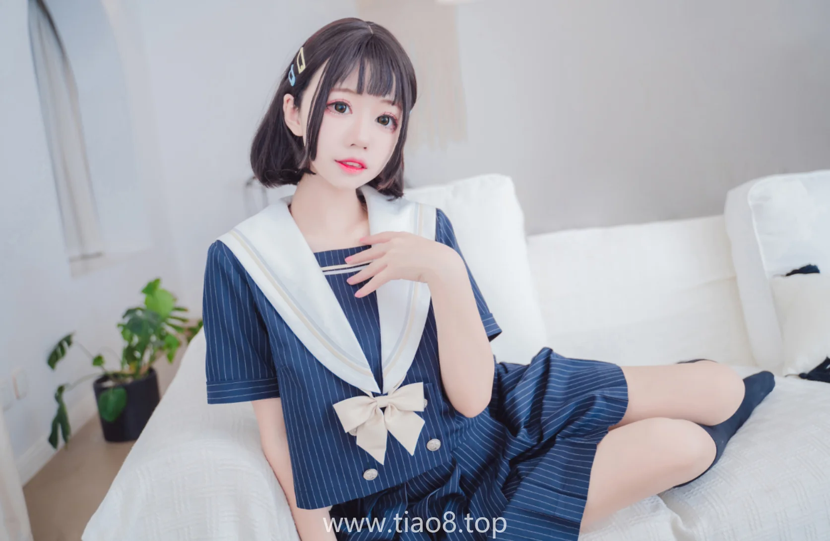 美图欣赏丨Coser猫君君MaoJun:NO.007-清纯学妹[40P-343MB]