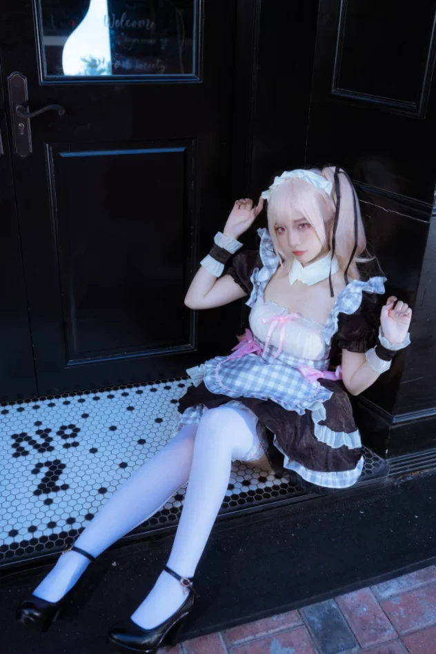 美图欣赏丨Coser二佐Nisa:NO.0170-海梦女仆[24P-406.5M]