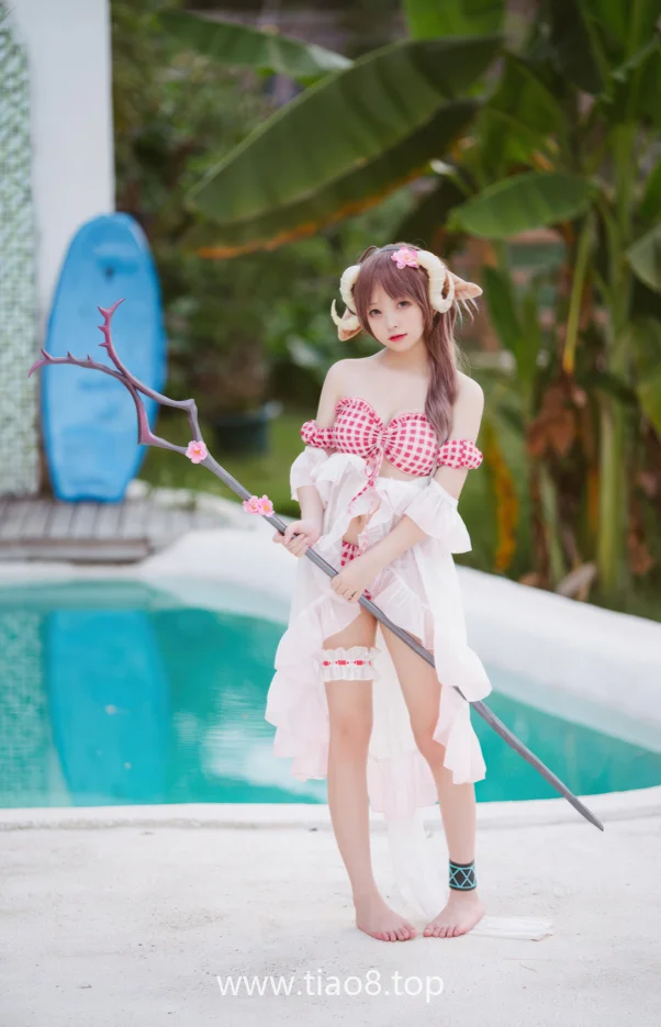 花铃Hana044期小羊夏卉,这谁顶得住?眼神让人一秒沦陷