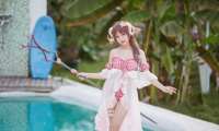 花铃Hana044期小羊夏卉,这谁顶得住?眼神让人一秒沦陷