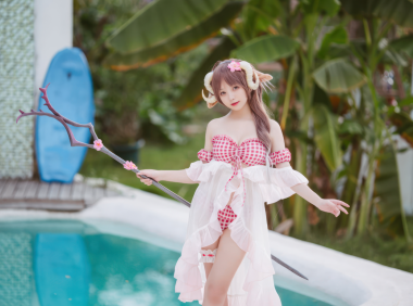 花铃Hana044期小羊夏卉,这谁顶得住?眼神让人一秒沦陷