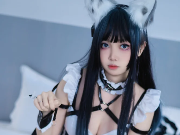 洛桑w伊梓这套猫耳小恶魔太上头了,42张图根本看不够