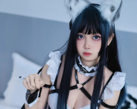 洛桑w伊梓这套猫耳小恶魔太上头了,42张图根本看不够