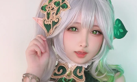 小草神被桜梨梨演活了,38张图张张都有纳西妲那个味