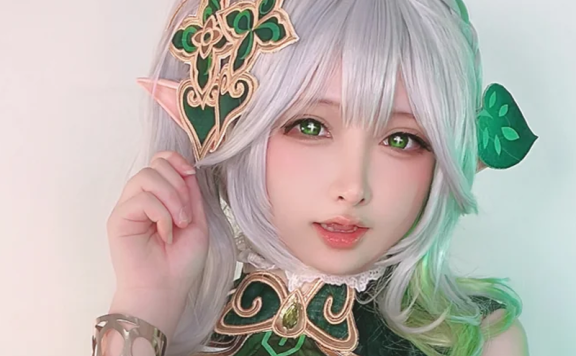小草神被桜梨梨演活了,38张图张张都有纳西妲那个味